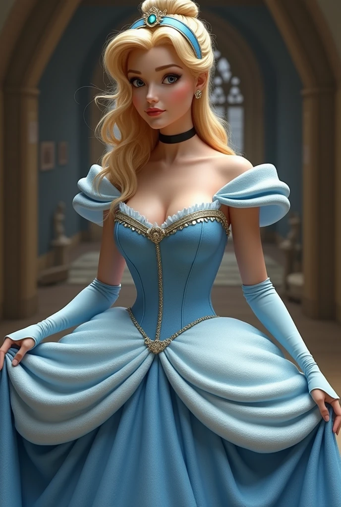 John Tenniel art, frustrated Greer Grammer wearing a stately and elaborate Cinderella ballgown of white satin and tulle adorned with large satin poufs, (((huge ribbon bows))), rosebuds, embroidery and jewels, (gigantic breasts:1.3) with (((enormous puffed sleeves))), an hourglass waist, and a (((voluminous crinoline hoopskirt))), (((bustle))), long white gloves, pearl and diamond necklace and earrings, elaborately curled and styled hair