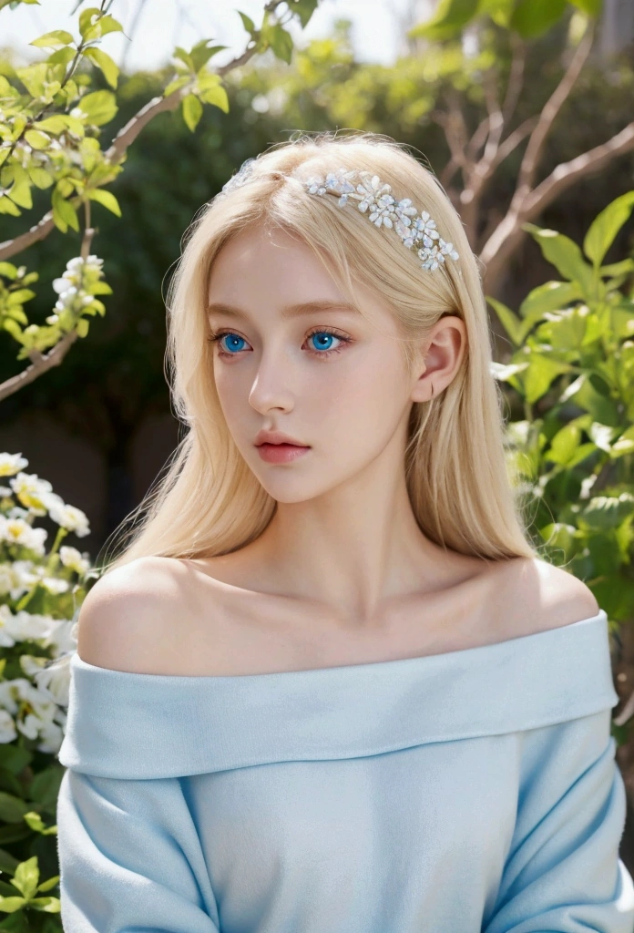 Arafed blonde woman with blue eyes and a pink dress., Elle Fanning), Elle Fanning, portrait of Elle Fanning, Elle Fanning as an android, Elle Fanning at night, pale skin y clara!!, soft pale golden skin, Elle Fanning at a diner, Chloé Grace Moretz, Chloe Moretz, pale skin, smooth and impeccable, chloë gracia moretz, very pretty face, rices, Curly hair, rice