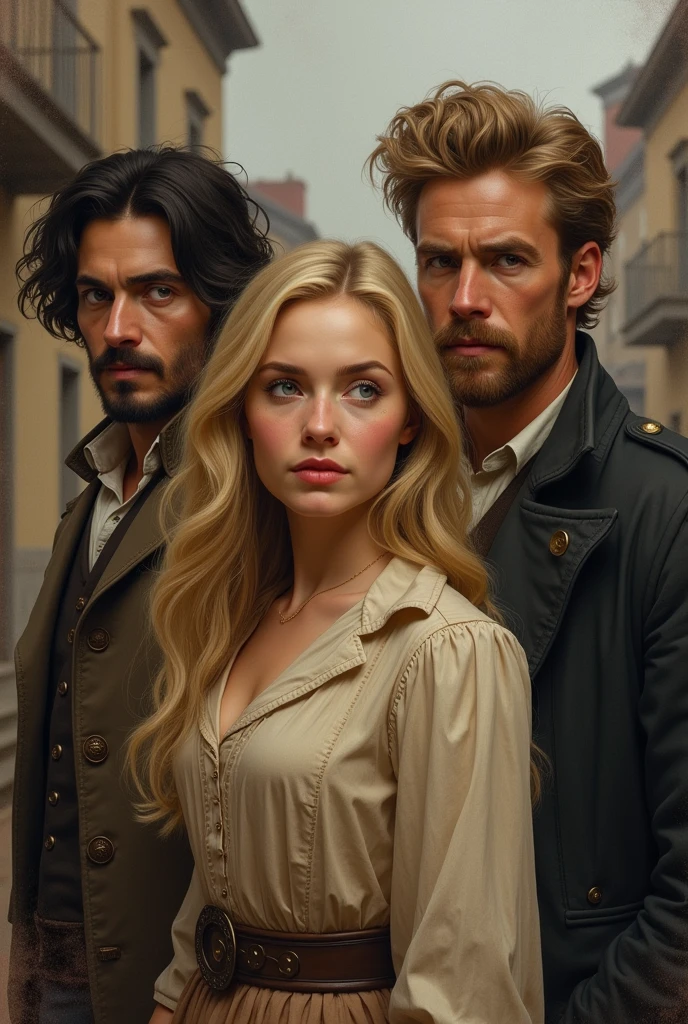 there is a man and a woman that are standing together, ainda de um filme live action, cena do filme live action, underground box office hit, promocional ainda, 2011, 2 0 1 1, [ teatral ], live-action adaptation, cabrito, Vitoriano, ƒ/5.0, Eu ), ambos vestindo roupas vitorianas, esta escrito os miseraveis