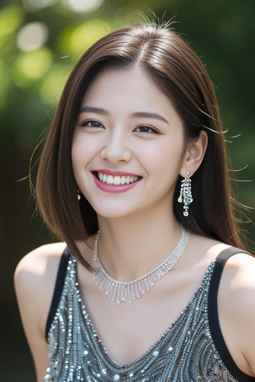 (8k, RAW Photos, Best Quality, Highest Resolution: 1.1), (Ultra Realistic: 1.4), (Realistic, Photorealistic: 1.3), young girl, (Malay look), (wearing low cut transparent white dress), sit open legs, river with waterfall on background 6pm, (dimples cheek), Realistic Face, Realistic Body, Realistic Skin, side view, Absurdity, Masterpiece, (Cute: 1.8), Cuties, Solo, Detailed Black Eyes, Innocent Eyes, Film grain, long simple necklace, ((hair black, short wavy)), cherry colored lips, open lips, cleavage, slim, small breast, nipples, upper teeth, cute smile show teeth, (smiling eyes: 0.6), (grin: 1.2)), depth of field, blurred background, eye focus, bokeh, young, ambient soft lighting