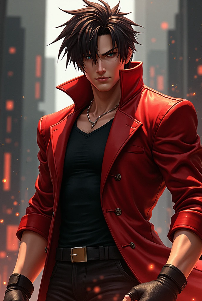 (masterpiece,Highest quality), Kyo Kusanagi, The King of Fighters