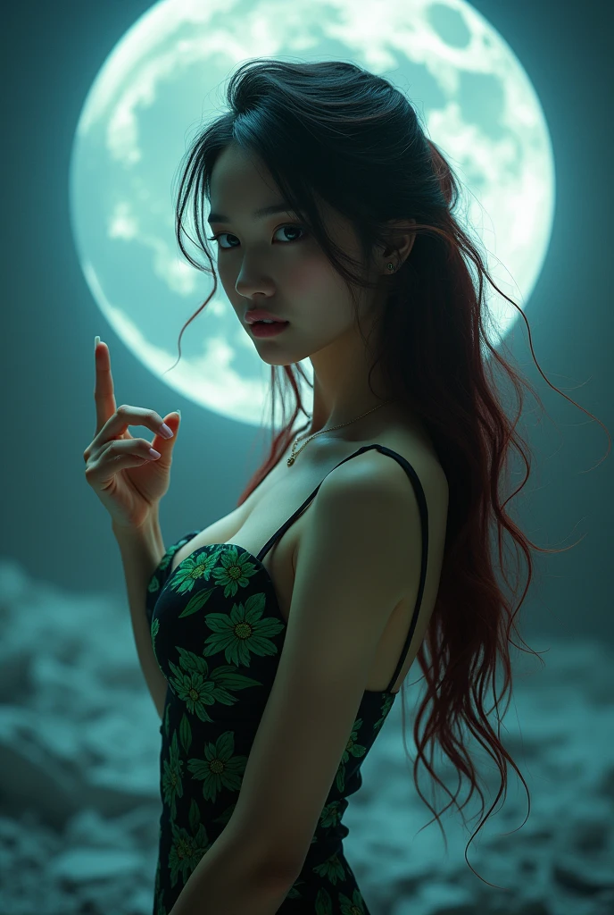 (1 girl), charming, cute, moon, sitting moon, stars, clouds, cat, (openchest), ultra realistic, masterpiece, best quality <lora:openchest:0.7> <lora:moon_sora:0.4>, (masterpiece,best quality:1.5)