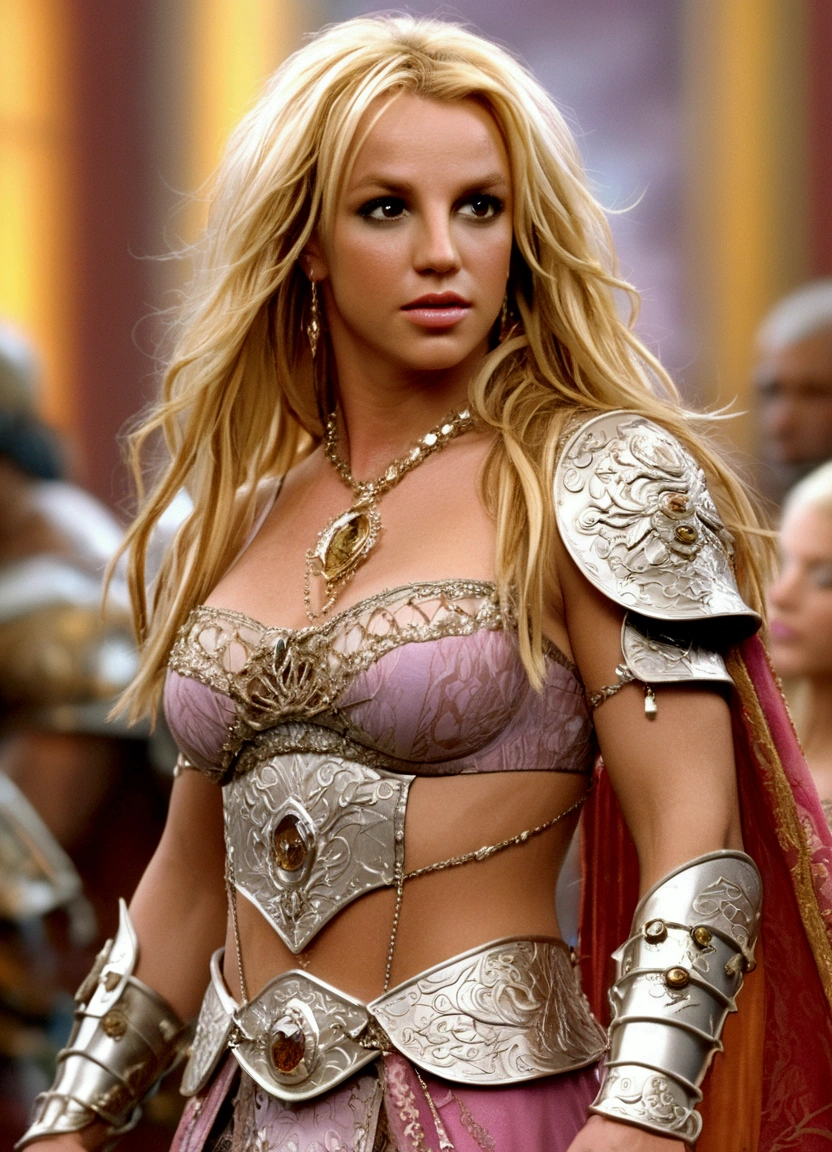 britney spears as Xena - the Queen of Warriors, cinematic, details