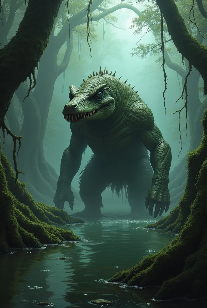 .check_9, check_8_up, check_7_up,check_6_up,
A masterpice, hyper realistic and very detailed, otherworldly terrifying creature in the basement