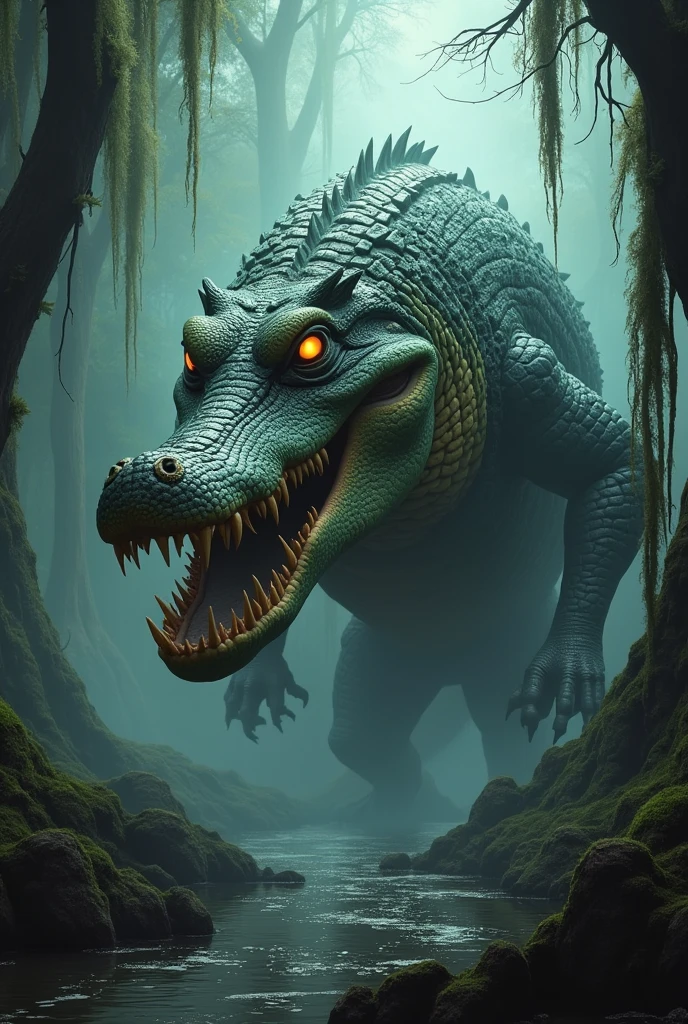 Myhtical animal,aligator