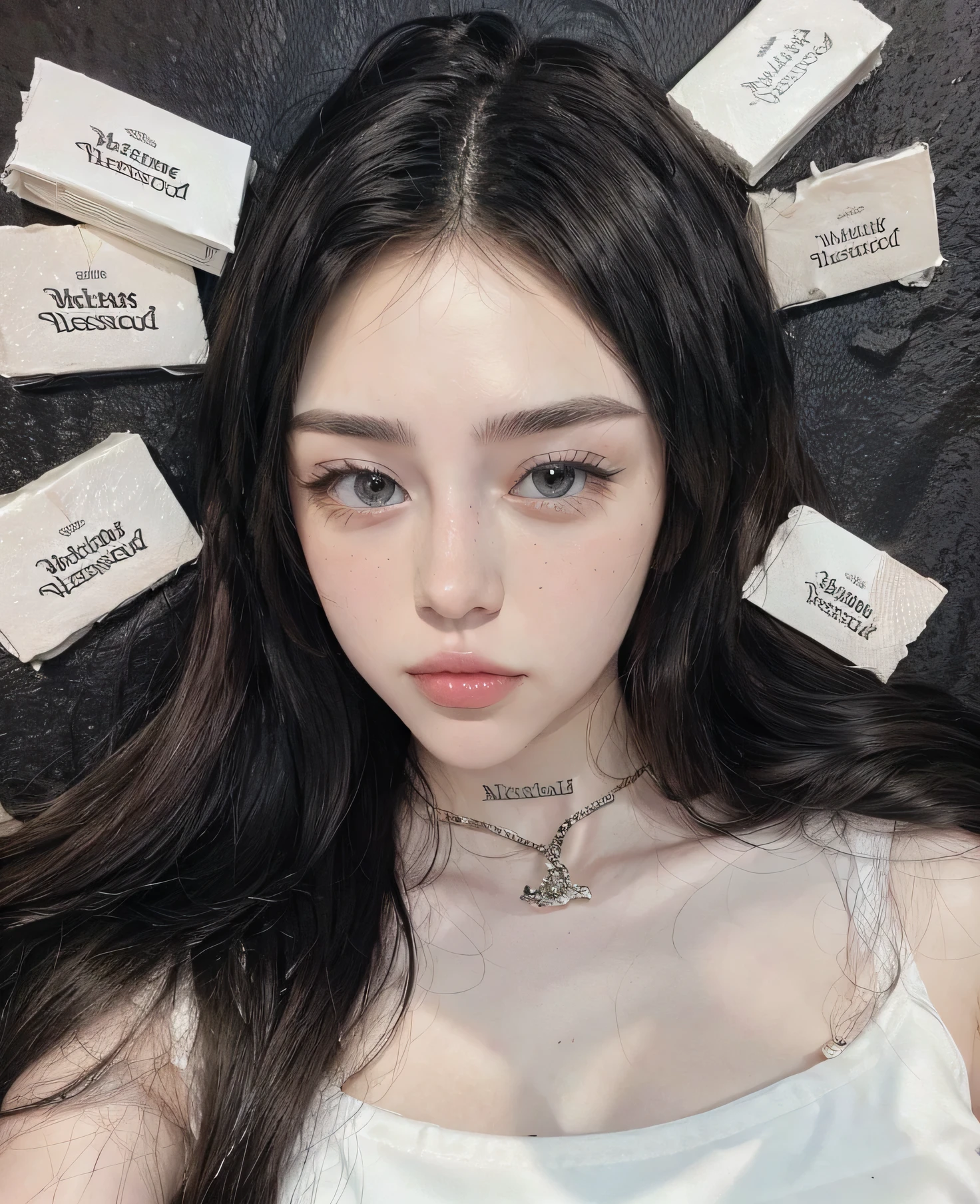 24 year old female model face,Particularly bright light,a matural female