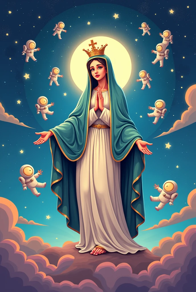voluptuous sexy virgin mary having sex