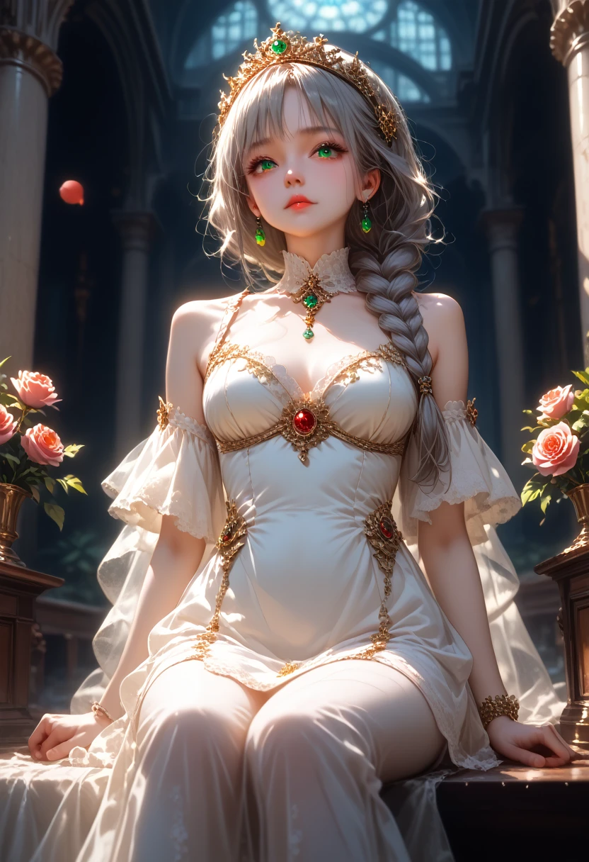 A perfect white rose --auto --s2