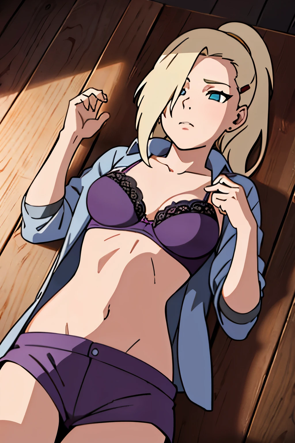 Una hermosa mujer madura,medidas corporales 88 61 87,android 18, chica mala, Pelo rubio, Mirando al espectador, sexy, dynamic position, Intimate Wear, excelente calidad, Full HD, a high definition, figura perfecta, postura elegante, cama retro hermosa, dormitorio retro exquisito, piel clara