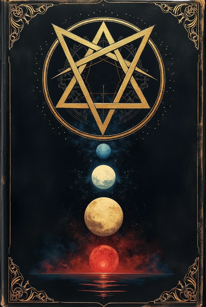 realistic demons and fire, Arcanorum Astrum, against the background of a huge pentagram,  write Arcanorum Astrum, the inscription on the painting Arcanorum Astrum, all in dark colors, ritual with sacrifice, black holes instead of faces, fog and smoke, black colors, necromancer looking at the sky, darkness instead of eyes, black holes instead of eyes, all in smoke, fog and fire, against the background of a huge pentagram, sacrifices, ritual dagger in hand, skulls, bones and blood