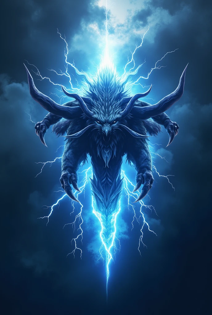 Legendary fantasy Creature, thunder and lightning, electric, no_human, epic mythology, Magical Creature, character concept art, fairyland, surreal scene, bright and saturated colors, Ethereal atmosphere, fairy tales, (best quality, masterpiece, Ultra high detail, 8k)