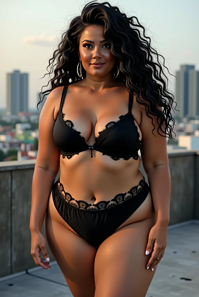 Happy Latina as prostitute, big cheeks, black bra and saree, full body, curvy, voluptuous figure, massive cleavage, posing near beach, day scene, breasts visible show, 90% breasts popping out, hourglass figure, massive breasts, nipple visible, seductive face, look at viewer and seduce, erotic adult face, 35 yo, soft volumetric lights, intricate details, (ArtStation:1.2), nude, naked