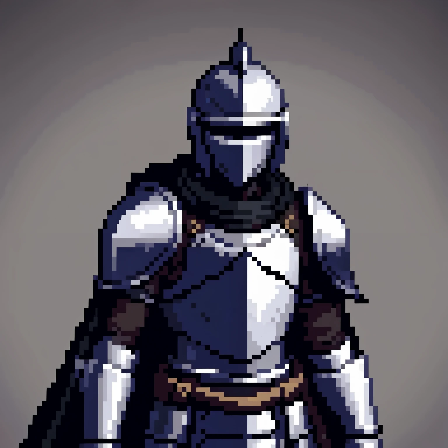 A knight without a background.