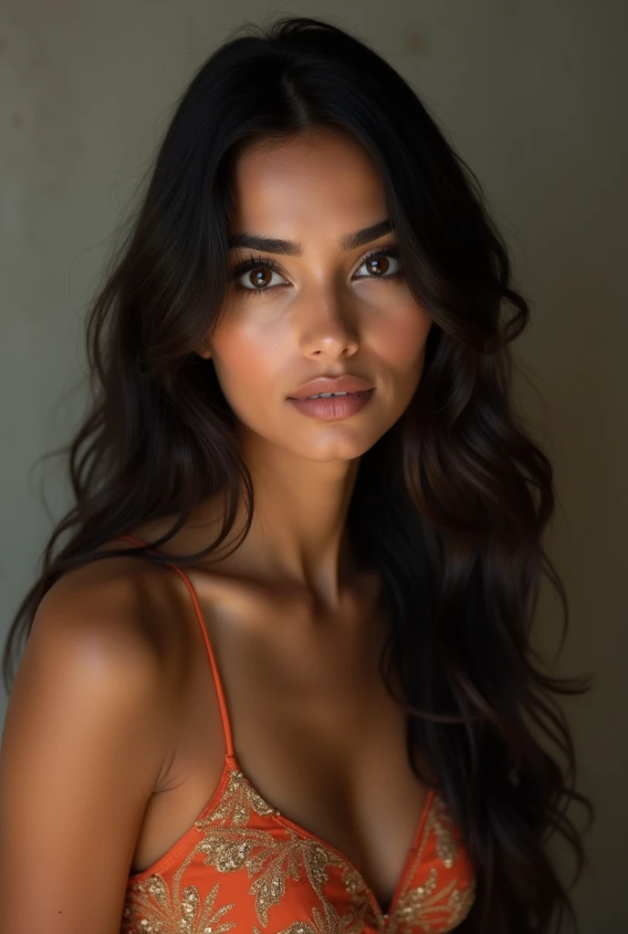 (best quality, masterpiece, detailed, realistic, photo-realistic, 35mm film, HDR, 4k,  sharp focus, 8mm film grain, Highres:1.3), full body, Indian, 1girl, focusing on camera, leaning, cleavage, detailed masculine, realistic body, detailed eyes, detailed face, ultra high details, masterpiece , perfect eyes, 
outdoors, summer, rubayetrehman, rubayet rehman,
