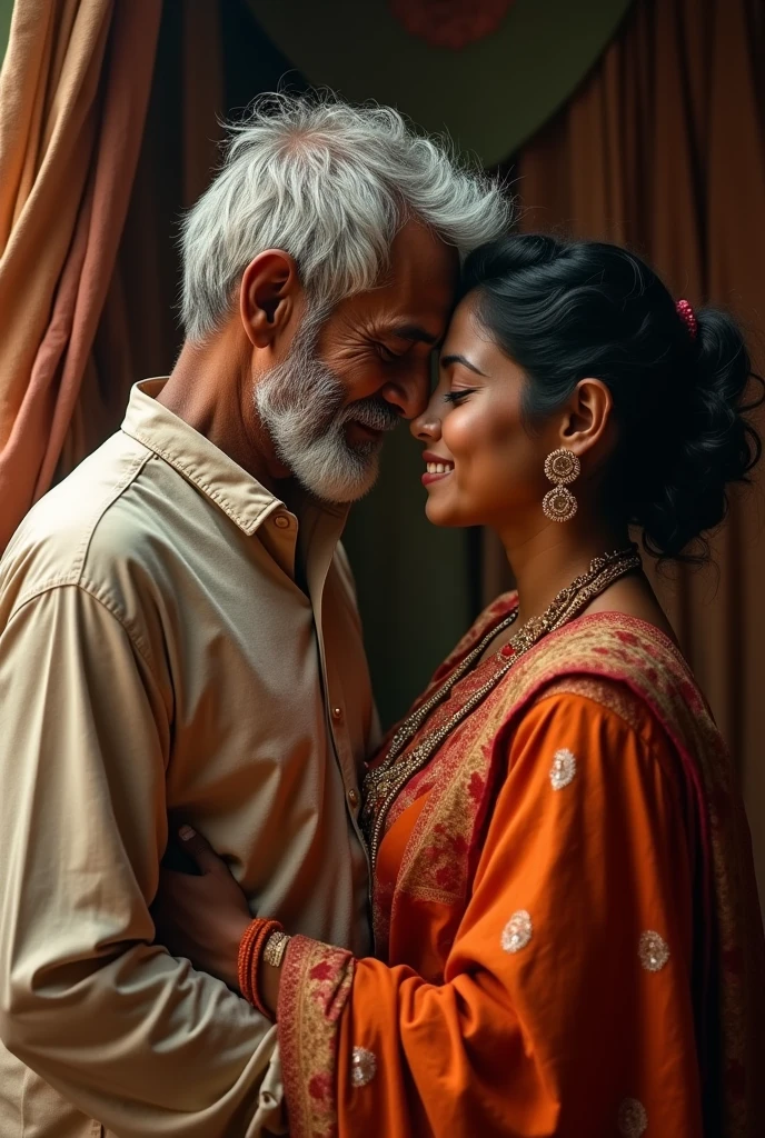 Sri lankan old man fuck with Thin girl