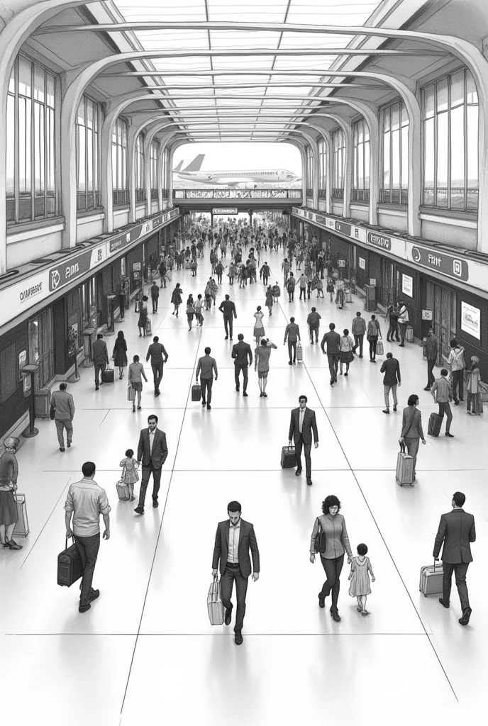 several people are walking up and down a set of stairs, group of people in an elevator, by Arthur Sarkissian, by Nazmi Ziya Güran, bustling with people, inspired by Alfred Eisenstaedt, by Nevin Çokay, hustle and bustle, escalators, iralki nadar, by Taravat Jalali Farahani
