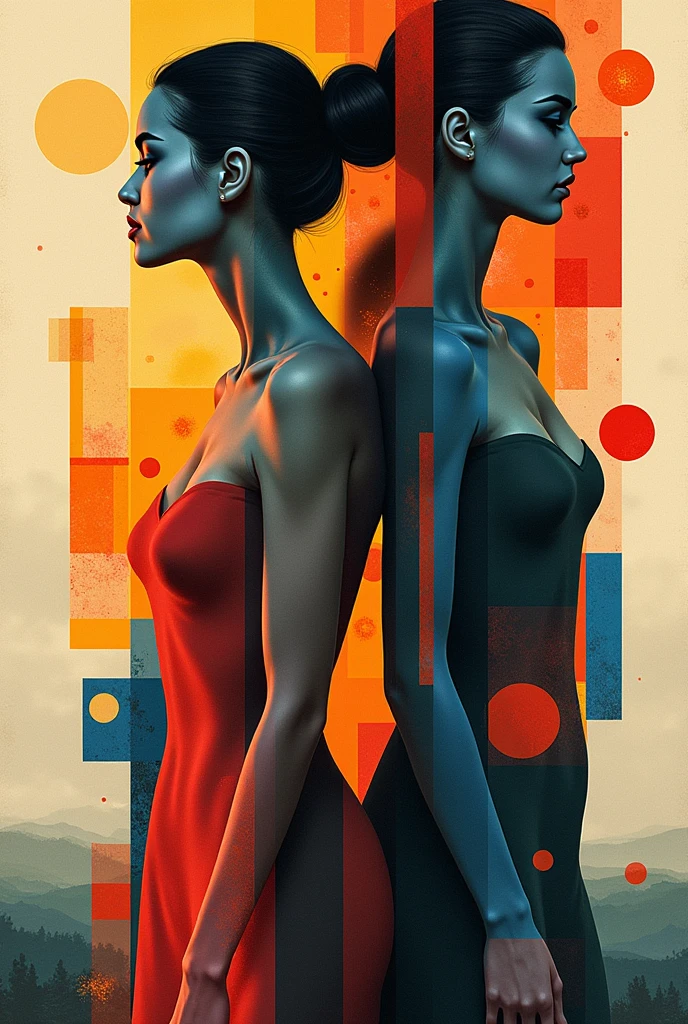 draw something that shows this element of art (shape, space, line, and color)