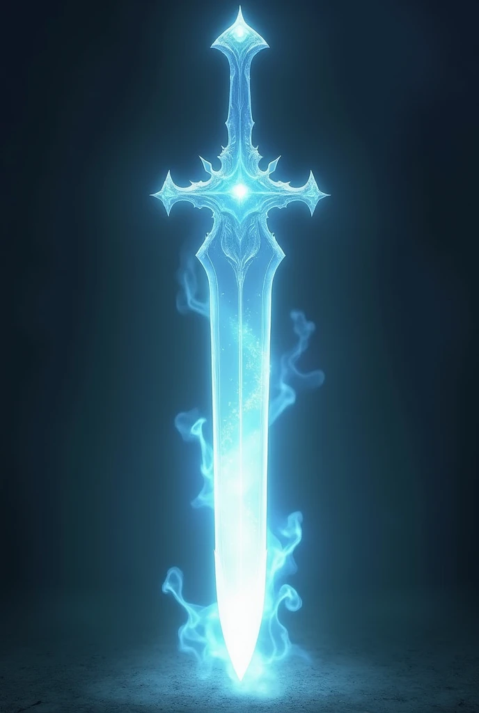 Lumis' blade is made of a translucent, ethereal material - SeaArt AI