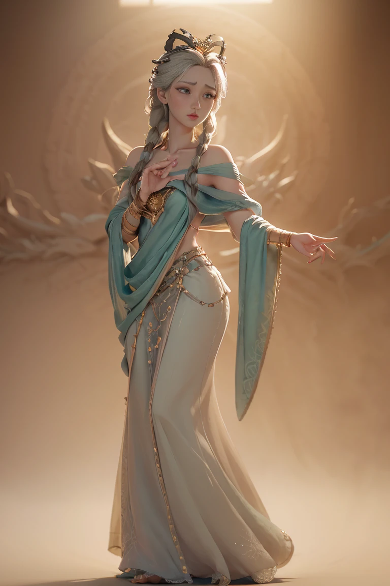 Character sheet, collage, multiple outfits, multiple poses, upper body, face close-up, marble statue of the moon goddess, pinkish blonde hair, well-proportioned long limbs, detailed face, masterpiece