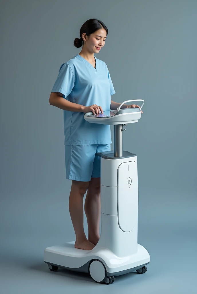 Standing blood pressure monitor