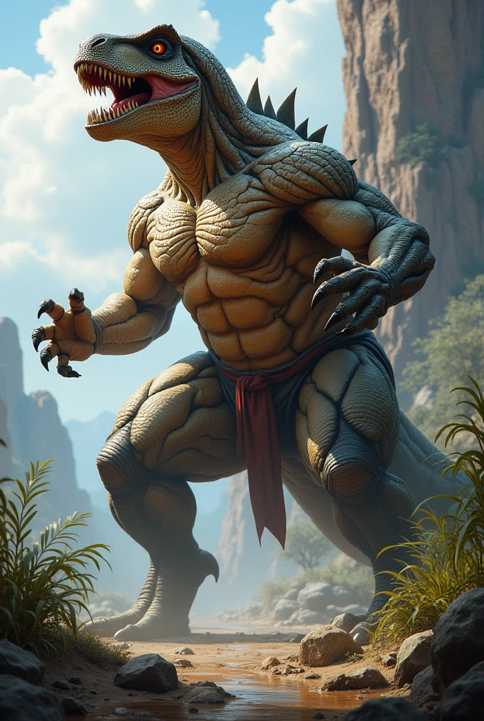 3D render, male, solo, alligator, full body, beefy, Muscle, Delicate face, Delicate eyes, realistic, masterpiece, highest quality, lens flare, unreal engine, trending on ArtStation, Intricate, High Detail, dramatic, realism, realistic, sitting, bara, muscle, scalie, night, bed, looking_at_viewer, detailed eyes, detailed body, detailed face, bright room, suggestive pose, expressive, masculine, devilish smirk) 8k HD, hdr, masterpiece, red mohawk, star sunglasses, crocodile tail, full body, detailed eyes, red eyes, glowing eyes