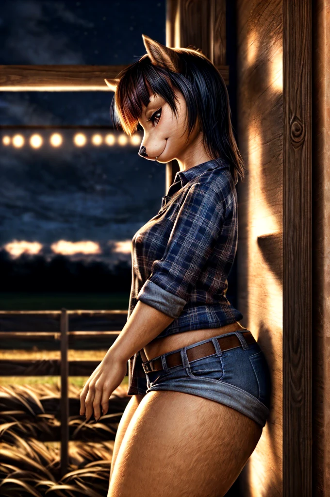 A woman in jeans is kneeling with a dog on her lap, Japanese、1girl, Highly realistic photos, Photorealistic