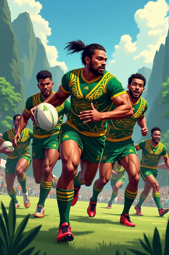 Mexican rugby team but its players are Mayans or Aztecs