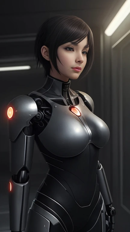 a woman in a futuristic suit with glowing head and chest, cyberpunk art inspired by Marek Okon, CGSOCIETY contest winner, Digital art, gynoid cyborg body, girl with mecha cybernetic armor, cyber suit, cyber suit, in white futuristic armor, cyber suits, diverse cyber suits, gynoid body, monitoring echo, perfect anime cyborg woman