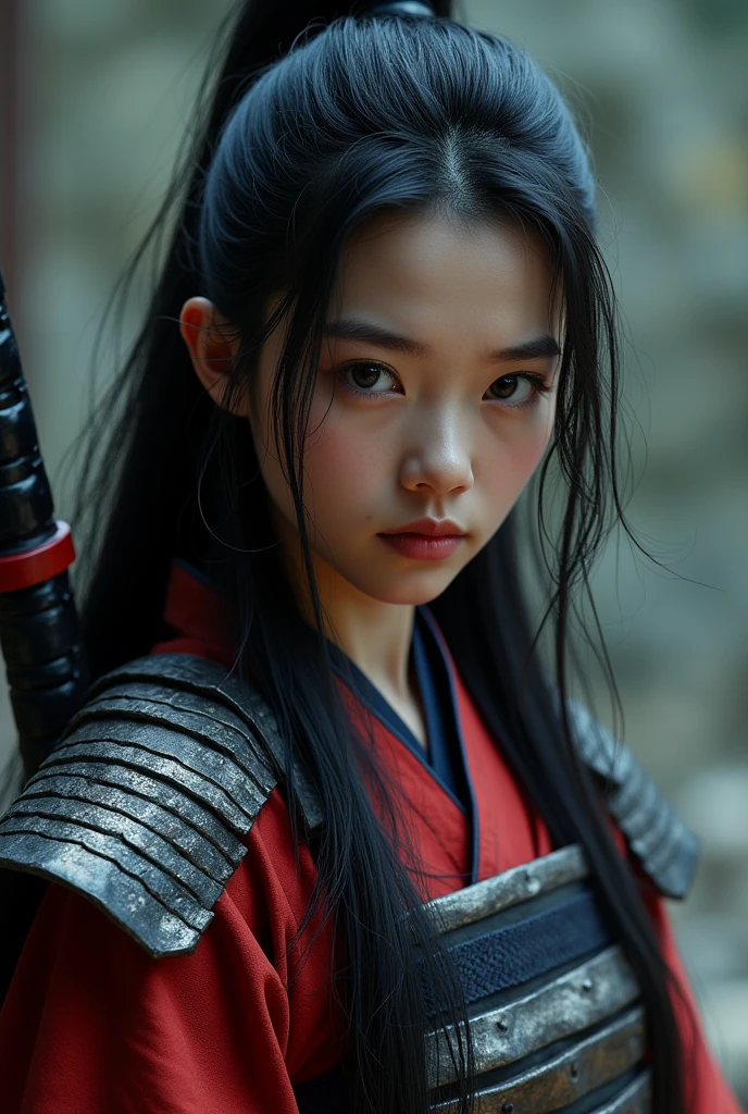 masterpiece, best quality, photorealistic ,1girl, holding sword, <lora:battlegirl:1>