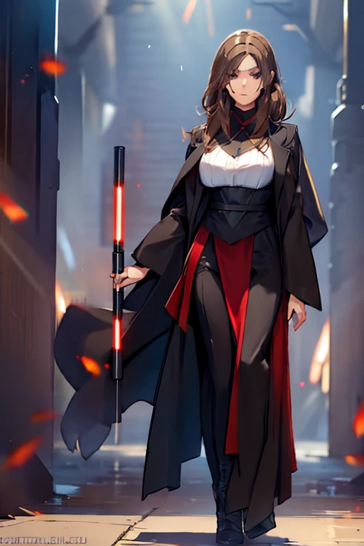  female, German shepherd ears, brown hair, medium sith with outfit