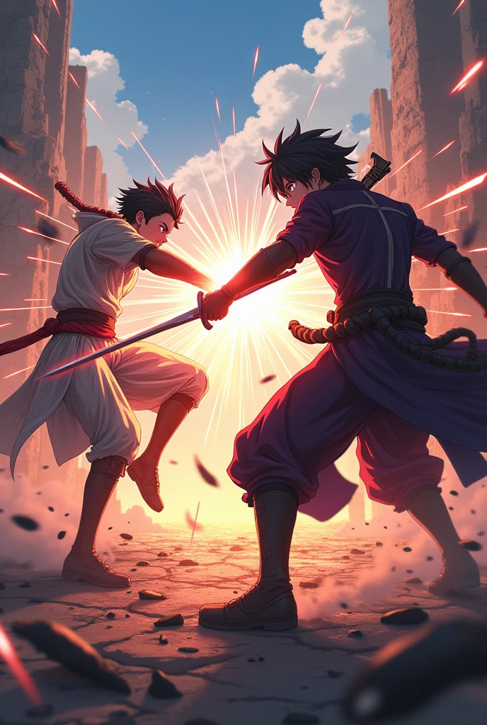 black hair,boy, sword fight, profile picture