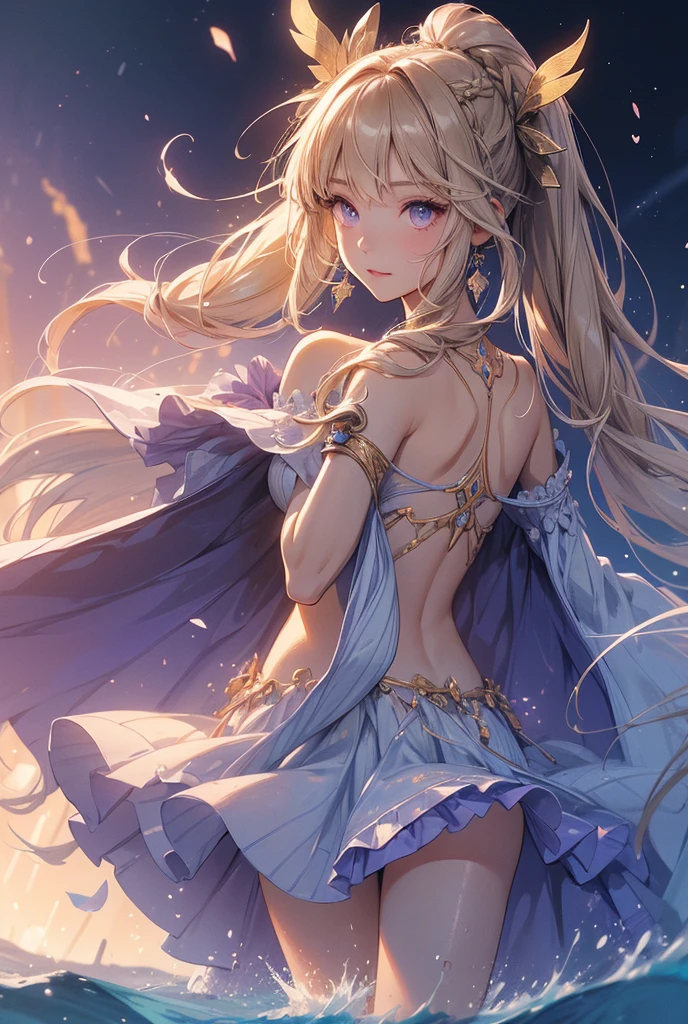 ((masterpiece)), ((Best quality)), (high resolution), (illustration), (an extremely delicate and beautiful), (ultra detailed beautiful face and eyes), nsfw,   1girl, leaning forward,  YukineChris, long hair, purple eyes, twintails, low twintails, ahoge, large breasts,volumetric lightning, 
detailed skin texture, detailed, volumetric shadow, anime screencap,Highest quality, Sorceress, ancient babylonian nobility, ((tan skin:1.2)), (brown skin color),Long hair, twin braids, hair ornament, wine colored hair, smile, Below average size breasts, bare shoulders, Leg spread、Groin、Yukine Chris、Wet condition
nude、Wet_shirt,Wet _underwear、tear_underwear
8K, masterpiece, Best_quality, high_resolution, ultra_details, detailed, 1girl, 独奏, looking_at_viewer, upper_body, braid, bangs, white_hair, hair_ribbon, hair_between_eyes, 
sidelocks,depth_of_field,light_particles,、french_braid, sharp focus, perfect hands, perfect face, perfect eyes, perfect light, dynamic light, natural light, Masterpiece, Best quality, 