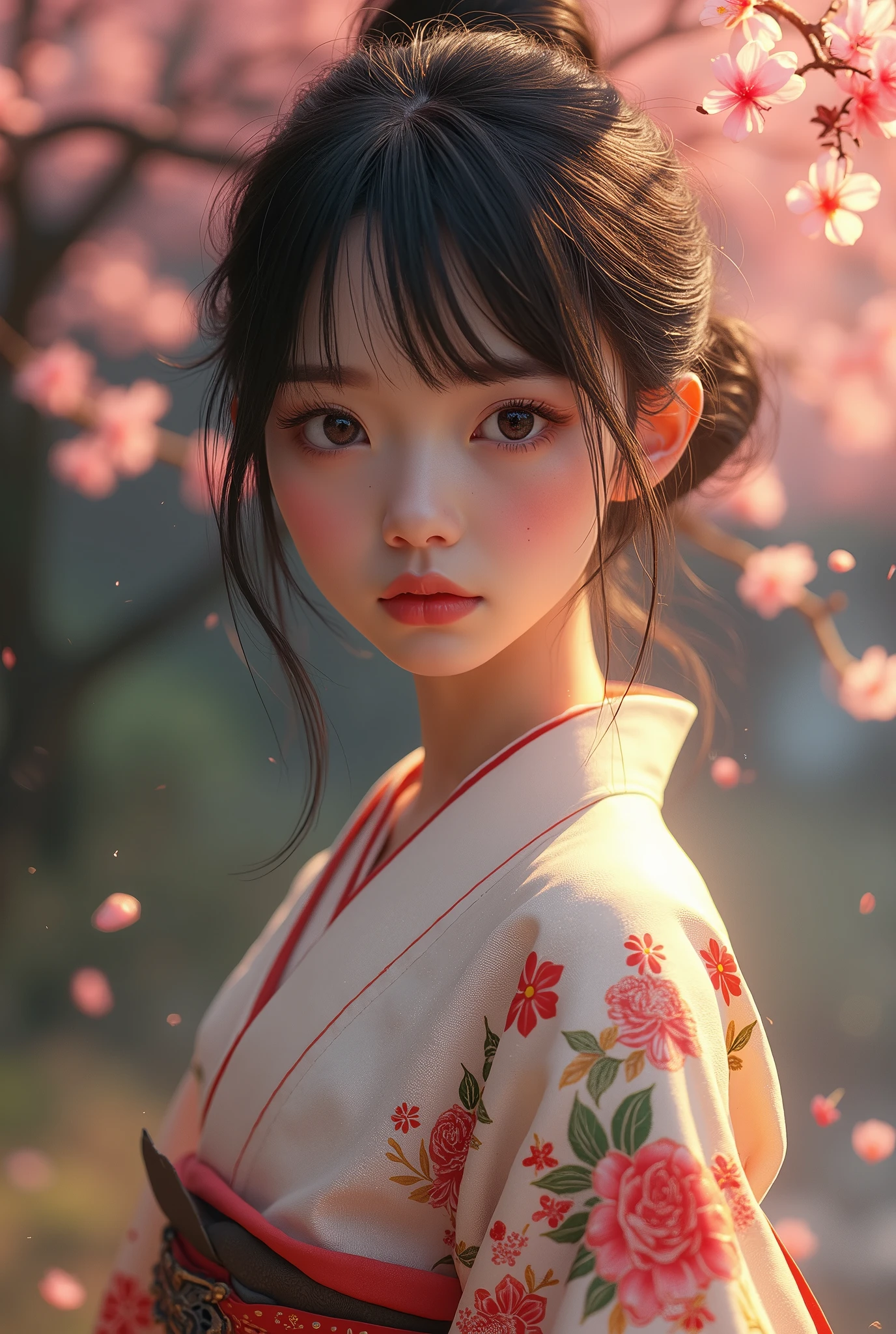 (masterpiece,Highest quality:1.4),(8k,RAW Photos,Photorealistic:1.4),Ultra-high resolution, ,(Glowing Skin:1.4),Detailed肌,Detailed顔,Detailed目,(Beautiful and shining eyes:1.2),Symmetrical eyes,Detailed耳,One person,Natural Makeup,(((Idol))),,Detailed背景,Vivid background,Beautiful and shiny hair,,((Average teenage breasts)),,(Detailed Sexy Kimono,Realistic beautiful teen,Sexy Neon,mysterious,whole body),,((Sharp Face)),Natural light,,(Very detailed ,,online shopping,LUMINE® Market,),Cleavage,Background of fluttering cherry blossom petals,Professional,(Detailed,Location was great.),