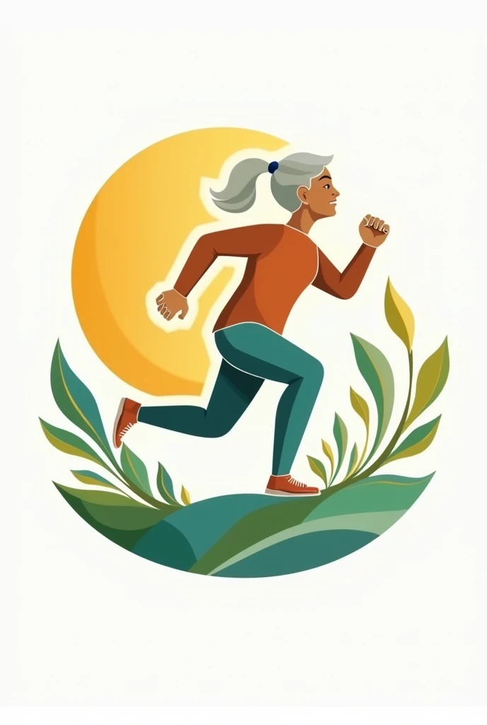 ((top-quality、8K、32K、masterpiece、sfw)), (superfine illustration), 65-year-old woman exercising in the yard, fitness