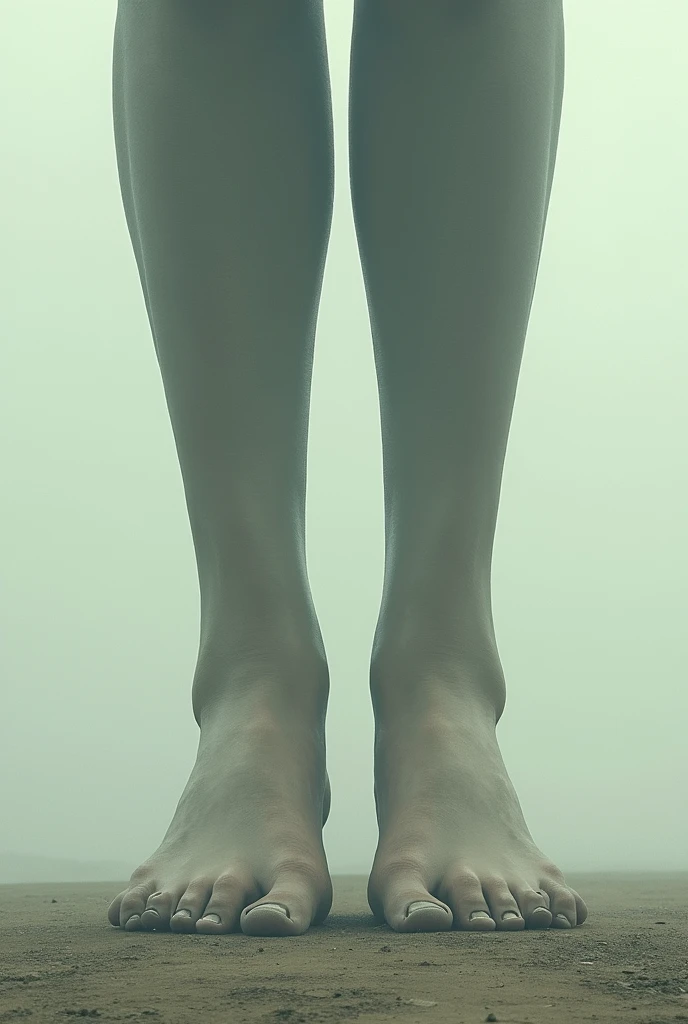 Minimalist stilts with transparent bottom 