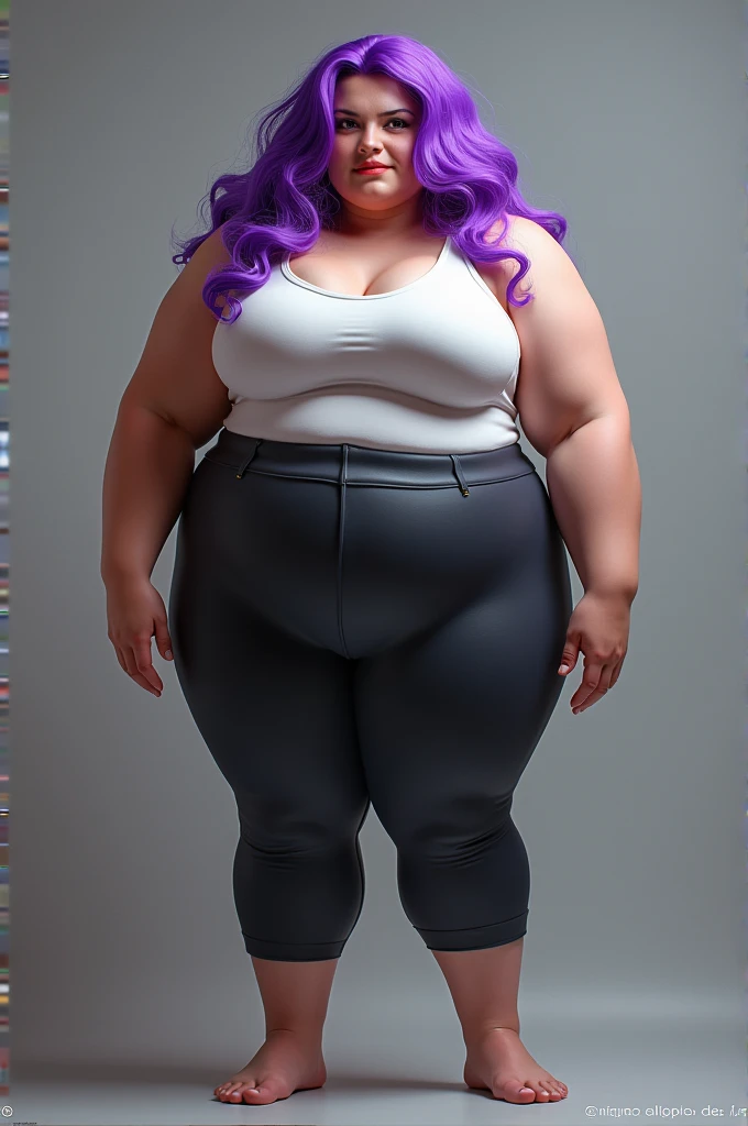 Sunkissed skin all over, Thicc, extremely morbidly obese, pink and white hair, ((wearing)), black 50s glasses, white tanktop, black leggings, voluptuous, feminine boy, femboy, perfect hands, perfect face, smile, (anatomically correct), (Perfect/ realistic proportions:1.2), (overwhelmingly fat arms, obese face), hands grabbing belly, ((extremely widest hips possible!)), ((extremely massive thick thighs, morbidly large belly), belly overhang!)), (1080P, 4k UHD, Masterpiece:2.1!) ((single)), background: tilted towers_fortnite