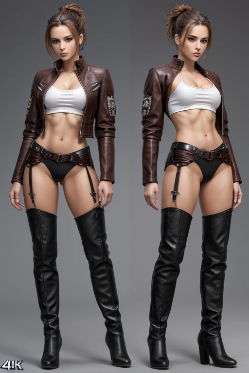 masterpiece, best quality, highres, 1girl, solo, blue eyes, boots, orange skin, gloves, tattoo, tentacle hair, colored skin, facial mark, facial tattoo, belt, forehead mark, lips, armor, long hair, ((faceless, mannequin)) ((faceless, mannequin))
