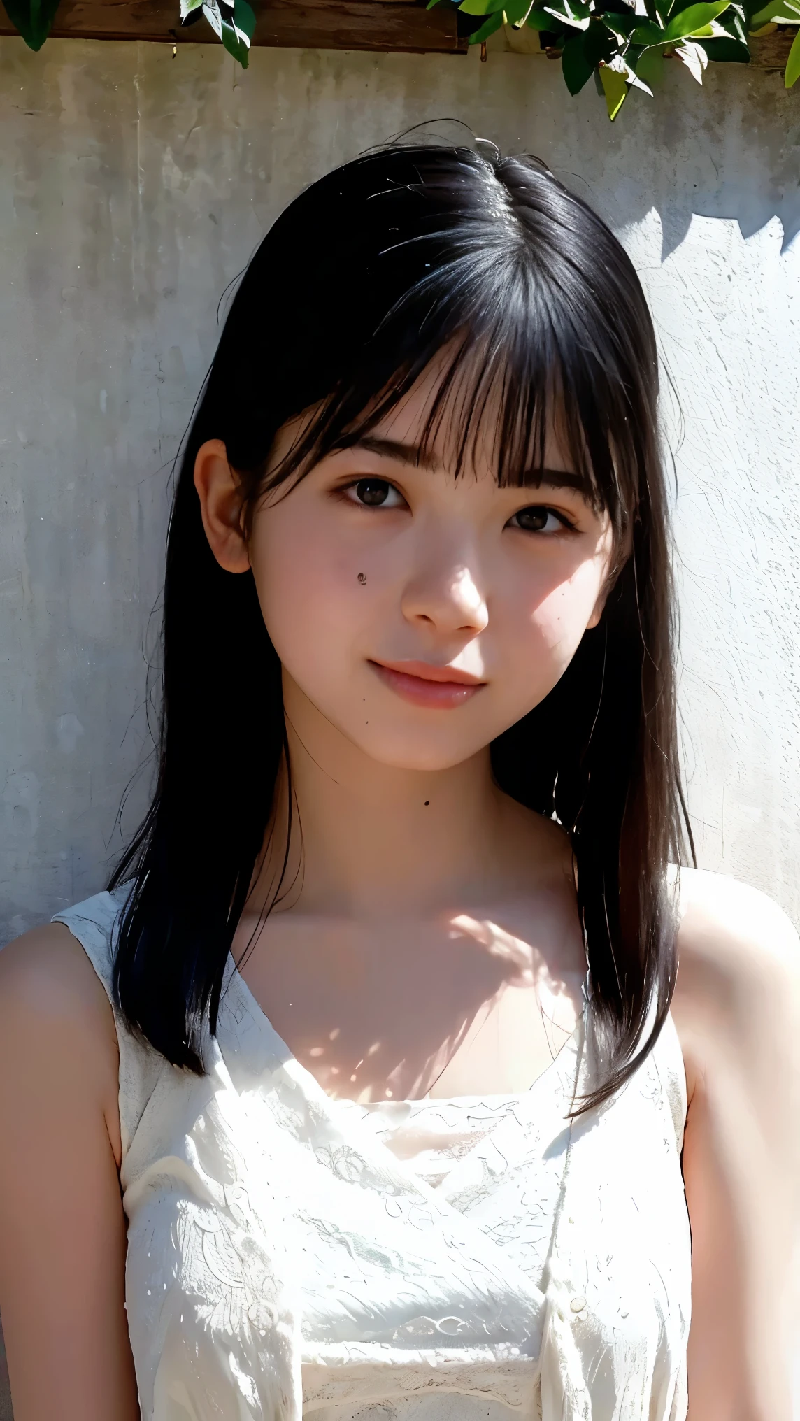 Cute Japanese Women Photos, smile:1.78, 20-year-old, Oil, One Length Hair＆Straight Hair Balm:1.55, (photo Realistic:1.4), (hyper Realistic:1.4), (Realistic:1.3), (Smoother lighting:1.05), (Improving the quality of cinema lighting:0.9), 32K, 1 person,20-year-oldの, Realistic lighting, Backlight, The light shines on your face, Ray Tracing, (Bright light:1.2), (Improvement of quality:1.4), (Highest quality Realistic textured skin:1.4), fine grain, Detailed face,(smile:0), (Emphasis on face close-up:1.3), (Enhances the beauty of skin texture:1.1),((Extremely precise and accurate anatomy:1.0)), (Enhances the beauty of skin texture:1.1), Clean and glowing skin, mesh, thin:1.2, (Realistic:1.3), Realisticなライティング, (Smoother lighting:1.05), 32K, One Japanese woman, fine grain, Detailed face, (Film Grain:1.1),(Accentuates body lines:1.1), High resolution, Natural look, Kind eyes, Improves hair quality, Delicate light and shadow, Transparent muscles, Graceful pose, Beautiful Eyes, Sharp details, Soft light reflection, Beautiful contours, Delicate skin tone, Fine hair texture,Cute Japanese Women Photos,