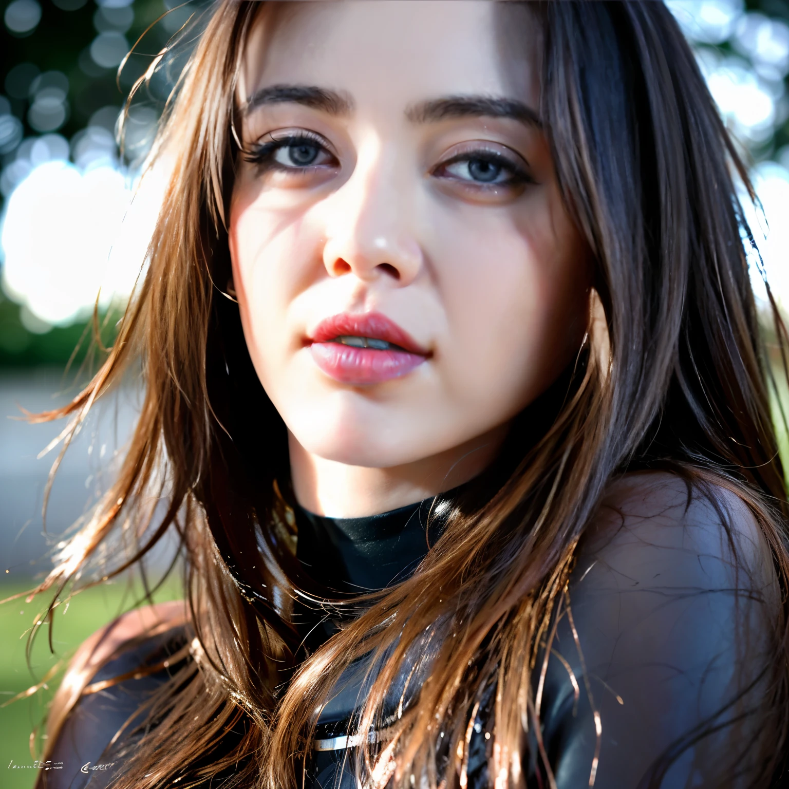 1 girl, beautiful detailed eyes, beautiful detailed lips, extremely detailed eyes and face, long eyelashes, dark studio, chiaroscuro lighting, Arulean, RAW photography, (highly detailed skin:1.2), 8k, DSLR, soft lighting, high quality, film grain, Fujifilm XT3, (32K, best quality, masterpiece:1.2), (realistic, photorealistic:1.37), extremely detailed, floating hair NovaFrogStyle, cute face, (detailed face:1.2), (kawaii), ulzzang-6500-v1.1:0.1, bokeh