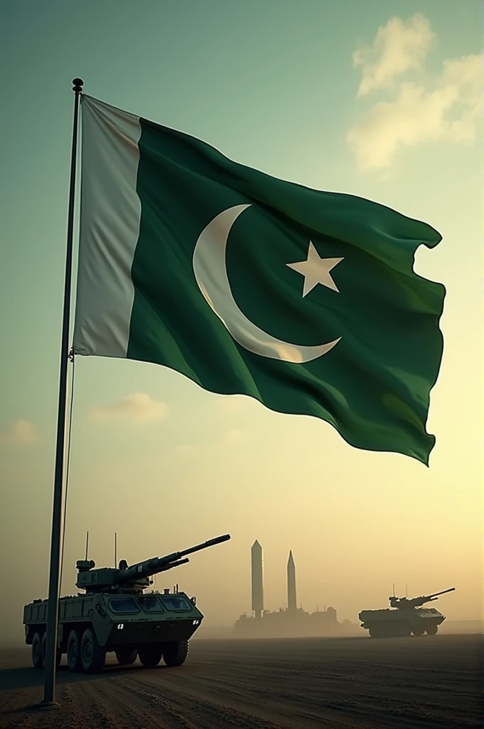 Pakistani flag flying at the top of the white house in America