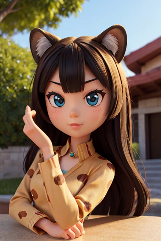 arafed girl standing on a beach with an orange overall, orange jumpsuit, overalls, wearing an orange jumpsuit, official product image, wearing overalls, orange halter top, artist wearing overalls, wearing an orange t-shirt, wearing orange sundress, wearing orange prison jumpsuit, neck zoomed in, wearing an orange t shirt, cute girl wearing tank suit