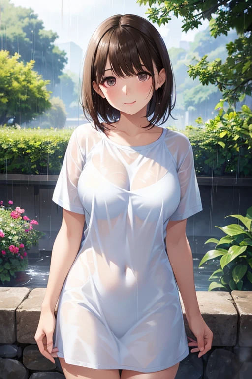 See-through、Bigger breasts and more cleavage、12 year old girl、Sweaty、exposing the bottom of the chest、Ahegao、Hold your crotch with both hands, [She pulls up her skirt to show off her panties)((Highest quality))Face Real、(1. Glowing Skin.4)Extreme close-up from below(((With a sexy smile)))((masterpiece)、(1. Glowing Skin.1.4)Thigh Emphasis、((A small town park bathed in dazzling summer sunshine、))、((()))'、((Wearing a red tank top))(Wearing a thin, Tight mini skirt、)(Wearing grey panties)Black bob hair、Sexy pose、、Breast enlargement、(Various poses)