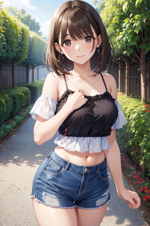 (there is a woman and a boy Stand standing side by side :2,0), a picture by Shingei, pixiv, shin hanga, hi - res scan, hi-res scan, at pixiv, in manhwa style,Hugging his girlfriend, sweet couple, official art, made with anime painter studio, in an anime style, 8k!!,(anime style),(a young girl with a young boy),(sweet face),(13 year old girl and boy),(cute face),(smiley face),(full body shot),(loli and shota),(child couple in casual outfit),(junior high school student),((a girl with of-the-shoulder top with lingerie top with hot pants:2,0)),((a boy with cool outfit)),((a girls with gal outfit)),((a girl with huge breast and curvy thigh and Curvy ass)),((small curvy loli)),(1-boy,1-girl),(curvy body)