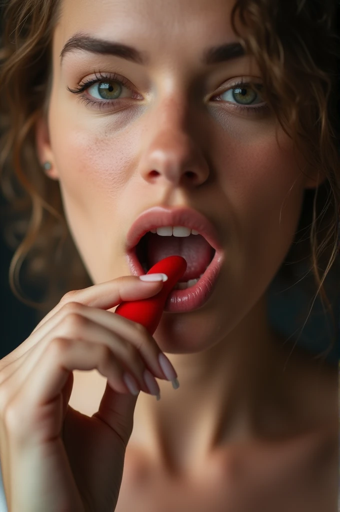 Woman fucking a dildo