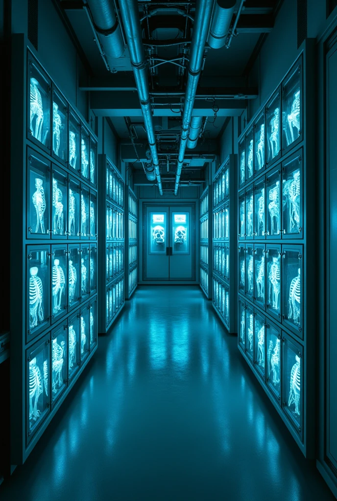 photo, scifi photonic cloning equipment, human bod forms from vibrant (colored glowing smoke:1), hi tech machine rack (photoniccloning style:1)