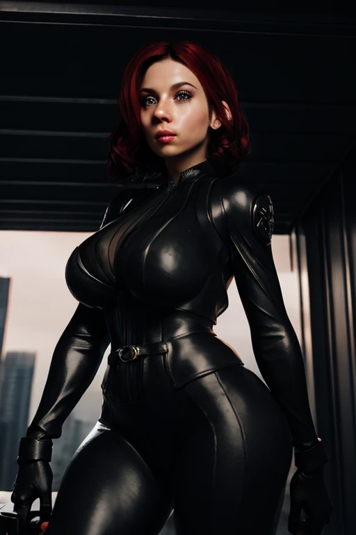 (wide depth of field), 30s female, cute, adorable, (facing front, looking at viewer, slim build, small waist, medium hips, natural breast) stunning detailed background POV of city (apocalyptic:1.1) with (absurd chaos:1.1), high resolution, masterpiece, best quality, realistic, closed mouth, cleavage
black suit,