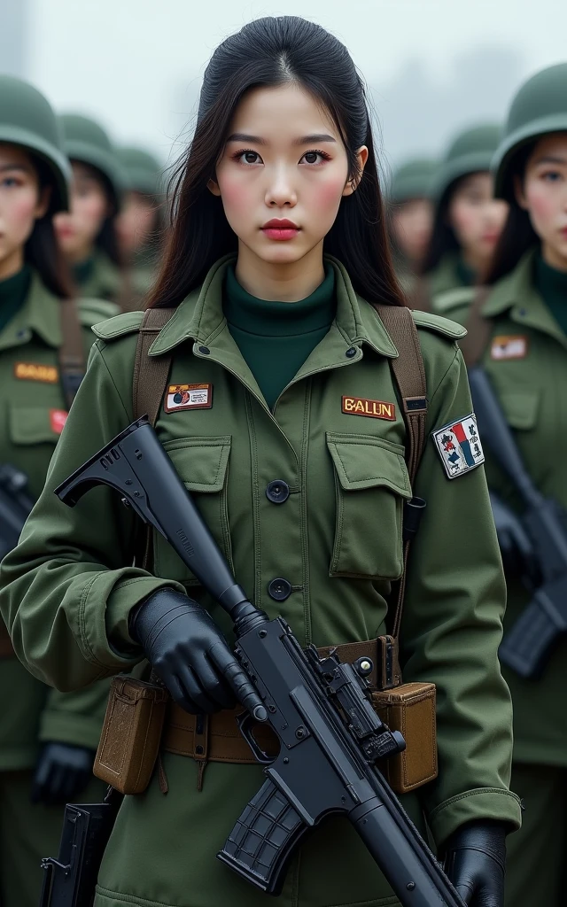 Women with rifle