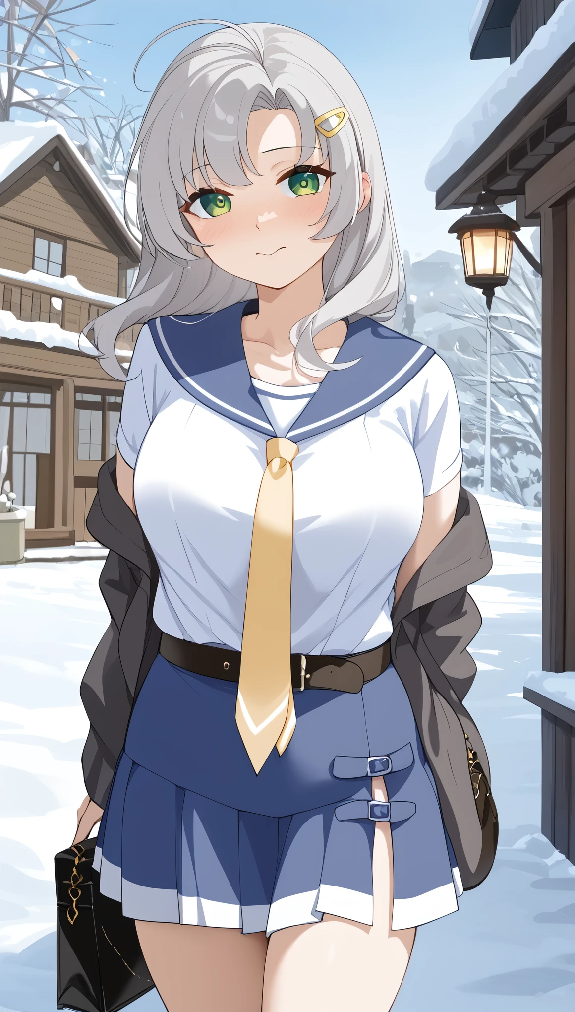 <lora:lcm_lora_sd15:1>,
(masterpiece,best quality,8k,beautiful and aesthetic:1.2),
solid-best-physical-appearance-perfect::2,
cosplay,Smile,(HUGE BREASTS),(floating hair),
<lora:(RRy^W)}PWfeYH.N}rZh<.asuna_(sao)_v1>,
ccasuna,brown eyes,bangs,(blonde hair),(long hair),
(no bra),(nipples:0.8),scarf,coat,open clothes,long sleeves,breasts,no shirt,navel,stomach,pants,jeans,fur trim,fluffy fur collar,
standing,(bent_over:1.2),(hand in pocket:0.7),public indecency,cowboy shot,
outdoors,winter,snow,snowing,tree,building,background it's snowing,a lot of snow,snow falls,
<lora:[R]Xn}0{LORA.add_detail:0.2>,