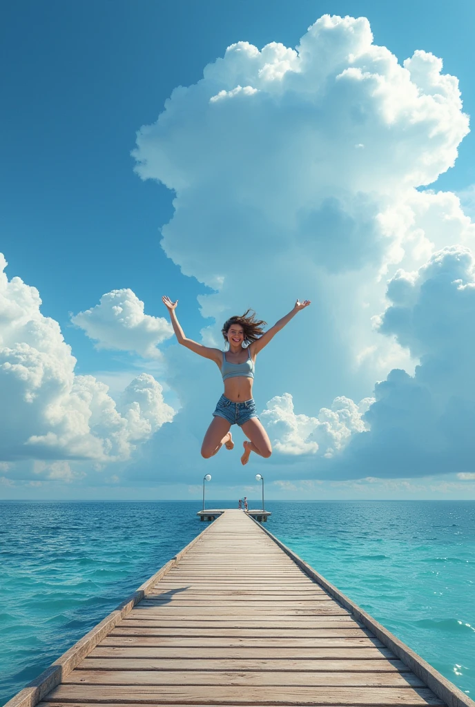 luca disney, Background: More vivid and saturated colors. Setting: A sequence of flashbacks that show moments from the protagonist's childhood playing and exploring. Animation: The protagonist is seen jumping in puddles of water, running across the field and laughing. Imagination and dream elements are incorporated, such as clouds that transform into animals and sandcastles becoming real.