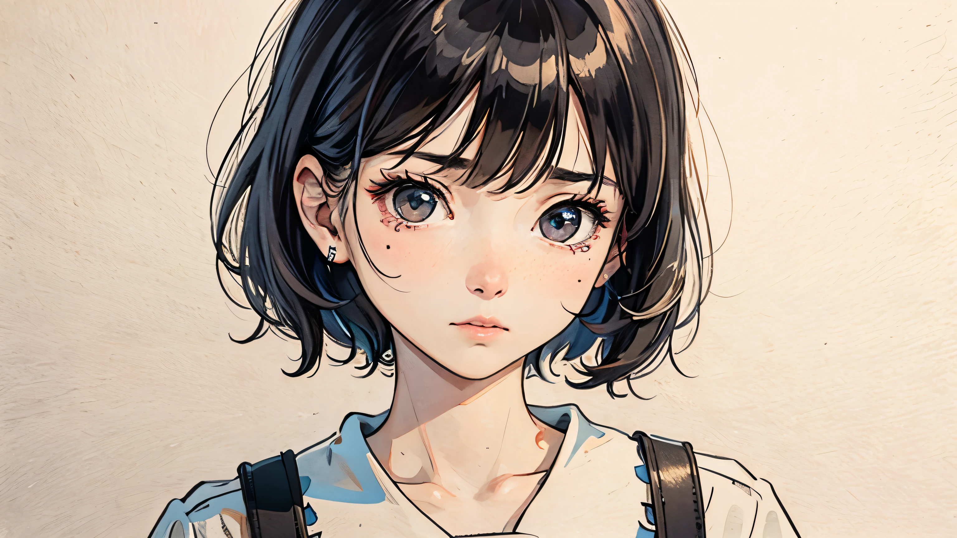 Toddlers to study、a smile